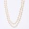 Cultured Pearl Yellow Gold Double Row Necklace, 1960s, Image 6