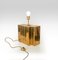 Large Brass Table Lamp by G. Autier, France, 1970s, Image 9
