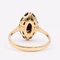 Vintage 18kt Yellow Gold Garnet Ring, 1960s, Image 5