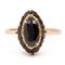 Vintage 18kt Yellow Gold Garnet Ring, 1960s, Image 1