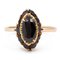Vintage Granat Ring aus 18kt Gelbgold, 1960er 1