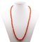 Vintage Coral Necklace with 18k Yellow Gold Clasp, 1960s, Image 1
