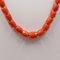 Vintage Coral Necklace with 18k Yellow Gold Clasp, 1960s 2