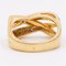 Vintage 18 Karat Gelbgold Diamantring, 1970er 5