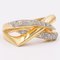 Vintage 18k Yellow Gold Diamond Ring, 1970s 3
