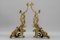 French Rococo Style Bronze Decors with Roses, 1890s, Set of 2 12