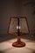 Lámparas de mesa italianas Mid-Century de mimbre y ratán, años 60. Juego de 2, Imagen 14