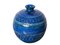 Rimini Blue Terracotta & Ceramic Vase attributed to Aldo Londi for Bitossi, Italy, 1960s 14