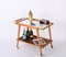 Mid-Century Bar Cart in Beech, Brass and Glass by Cesare Lacca, Italy, 1960s 5
