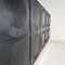 Brutalist Black Highboard by Musterring, 1980s 2