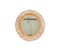 Mid-Century Italian Rattan and Bamboo Round Wall Mirror, 1960s 4