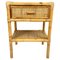 Mid-Century Italian Bedside Table in Bamboo and Rattan, 1970s, Image 4