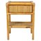 Mid-Century Italian Bedside Table in Bamboo and Rattan, 1970s 10