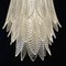 Lámpara de araña italiana grande de cristal de Murano Felci con 41 vasos, años 90, Imagen 9
