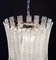 Lámpara de araña italiana grande de cristal de Murano Felci con 41 vasos, años 90, Imagen 10