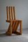 Scandinavian Zig Zag Chair in Pine, 1980s 13