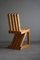 Scandinavian Zig Zag Chair in Pine, 1980s 11
