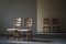 Highback Razorblade Chairs in Oak and Bouclé by Henning Kjærnulf, 1960s, Set of 4, Image 2