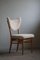Vintage Chairs in Ash and Lambswool by Hvidt & Mølgaard, 1950s, Set of 4, Image 15