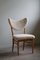 Vintage Chairs in Ash and Lambswool by Hvidt & Mølgaard, 1950s, Set of 4, Image 16
