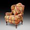 Edwardian Wing Armchair in Mahogany, 1890s, Image 1