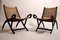 Ninfea Folding Rattan Chairs attributed to Gio Ponti for Fratelli Reguitti, 1958, Set of 2 2