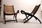 Ninfea Folding Rattan Chairs attributed to Gio Ponti for Fratelli Reguitti, 1958, Set of 2 3