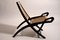 Ninfea Folding Rattan Chairs attributed to Gio Ponti for Fratelli Reguitti, 1958, Set of 2 5