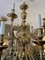 Large Flemish Style Brass Chandelier, 1980s 4