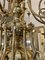 Large Flemish Style Brass Chandelier, 1980s 8