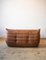 Vintage Leather Togo 2-Seater Sofa by Michel Ducaroy for Ligne Roset, 1980s 3