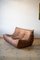 Vintage Leather Togo 2-Seater Sofa by Michel Ducaroy for Ligne Roset, 1980s 2