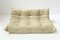 Vintage Togo Cream Leather by Michel Ducaroy for Ligne Roset, France, 1989, Image 9