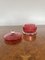 Victorian Cranberry Glass Lidded Bowl, 1860s, Image 2