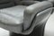 Vintage Elda Chair in Grey Leather and Black Shell by Joe Colombo, Italy, 10