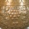 Antiker dekorativer englischer georgischer Kamineimer aus Messing, Feuereimer, 1800er 11