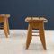 Stools attributed to Guillerme and Chambron for Votre Maison, 1950s, Set of 2 6