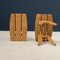 Stools attributed to Guillerme and Chambron for Votre Maison, 1950s, Set of 2 7