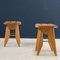 Stools attributed to Guillerme and Chambron for Votre Maison, 1950s, Set of 2, Image 5