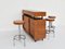 Household Bar and Stools attributed to George Nelson for Knoll Inc., 1969, Set of 4, Image 3