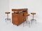 Household Bar and Stools attributed to George Nelson for Knoll Inc., 1969, Set of 4, Image 1