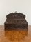 Victorian Carved Oak Candle Box, 1860s 5