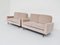 Minimalist Modern Two-Seater Sofas in Pale Pink Velvet attributed to George Nelson for Knoll Inc. / Knoll International, 1950, Set of 2 2