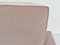 Minimalist Modern Two-Seater Sofas in Pale Pink Velvet attributed to George Nelson for Knoll Inc. / Knoll International, 1950, Set of 2, Image 7