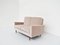 Minimalistische Moderne Zwei-Sitzer Sofas in Blassrosa Samt, George Nelson zugeschrieben für Knoll Inc. / Knoll International, 1950, 2er Set 6