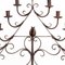 Early 20th Century Wrought Iron Candelabra 2