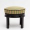 Ebonisierter Art Deco Hocker, 1920er 6