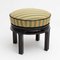 Ebonised Art Deco Stool, 1920s, Image 2