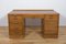 Vintage Oak Desk with Roller Doors, 1940s 2