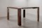 Walnut and Brass Dining Table, 1970s 1